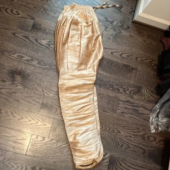 Mens navy and gold Nehru jacket set - Picture 5 of 5